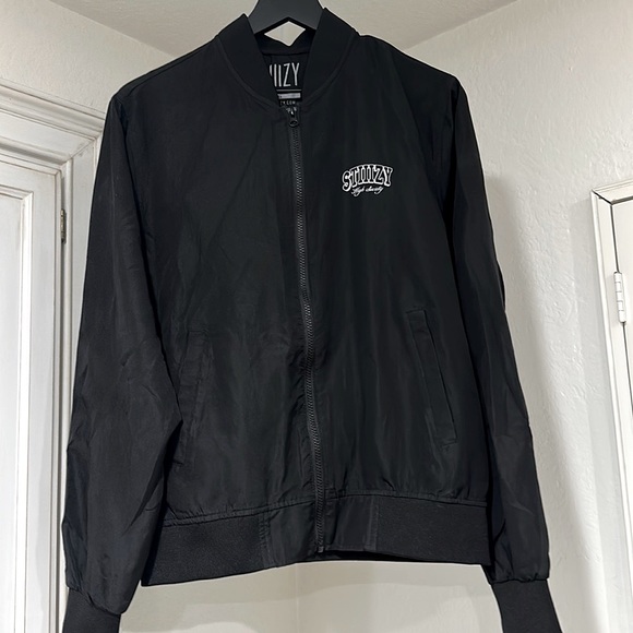 Stiizy high society windbreaker black size small - Picture 2 of 5